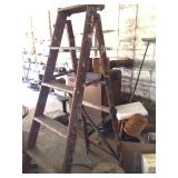 wooden ladder