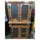 vintage side tables with doors