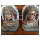 wrought-iron Indian bookends