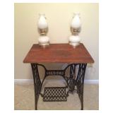 Singer iron sewing stand