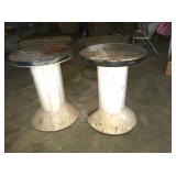 another set of matching cable spools