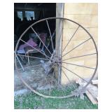 wagon wheel, metal