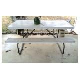 Vintage picnic table