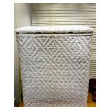 Vintage wicker hamper