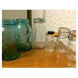 Blue Ball jars (wheaton and textured ball jars have sold)