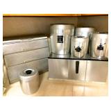 Mid-century aluminum kitchen wares