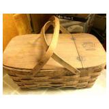 Wicker picnic basket with Heinz stamp