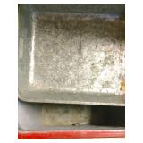 Interior of Pleasure Chest cooler, with insert, great condition