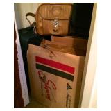 Vintage Skyway luggage with box