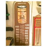 Vintage Honey Bee advertising thermometer