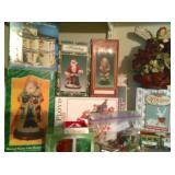 Christmas collectibles, including Fitz & Floyd