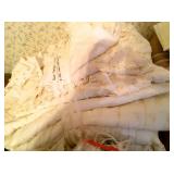 White eyelet bedding set