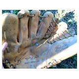 Vintage leather baseball glove