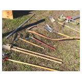 Antique yard tools