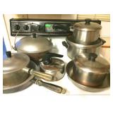 Hammered Club Aluminum and Revereware sets