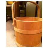 Vintage wooden well bcket, Basketville, Vermont