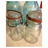Wheaton canning jars with latch lids
