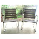 Vintage metal-frame rockers