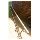 Wonderful extra-long wooden ladder