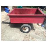 mower/trailer utility cart