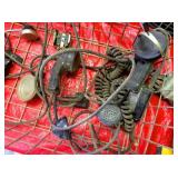 Antique telephone operator headsets