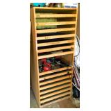 Unique wooden storage cabinet 