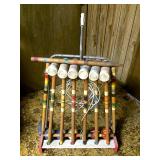 Vintage croquet set