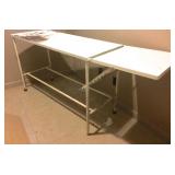 Unique metal adjustable table