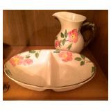 Desert Rose Franciscan serving pieces, of which there are several