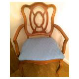 One of six dining-room chairs