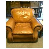 Faux leather living-room chair