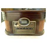 Crosley turntable with cassette player