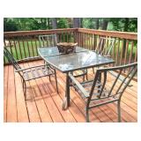 Patio table and chairs