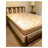 Queen bed with mattresses
