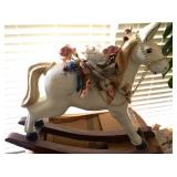 Paper mache carousel horse
