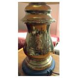 Brass duck lamp