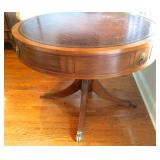 Antique drum table