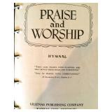 Antique and vintage sheet music, both religious and popular
