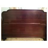 Antique full-size head and footboard