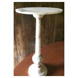 Small marble pedestal