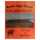 Austin/Hartselle game program circa 86-87