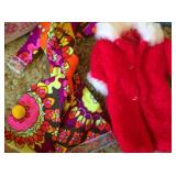 Tons of Barbie clothes, mostly handmade but beautiful