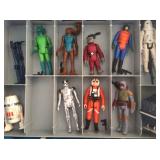 Star Wars figures, very well preserved, with tight movement and many original weapons