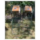 3 tier metal plant stands set of 2