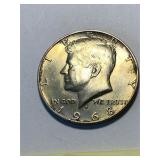 1968 Kennedy Half Dollar Coin