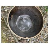 Antique Earthware pottery with turtle makers mark