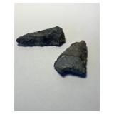 Arrow Head Lot of 2 Archaic Time Period