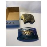 Belt Buckle Lot Eagle and Native American Head