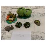 Collectible Frog Figurines One Whale Lot