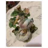 Crane Or Stork Ceramic Figurine